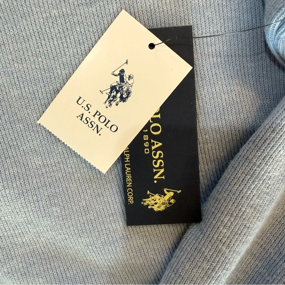 U.S. Polo Assn. blue 1/4 zip pullover sweater NWT Size XL - Picture 5 of 11
